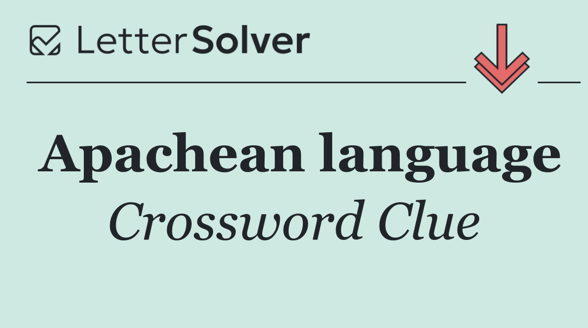 Apachean language