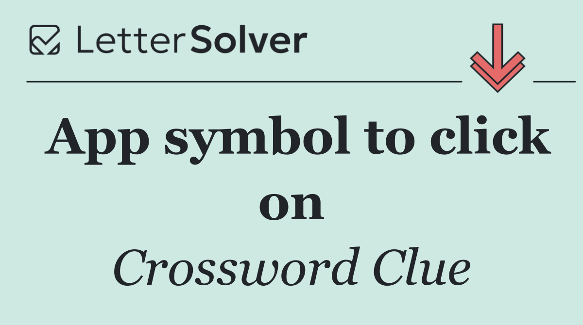 App symbol to click on