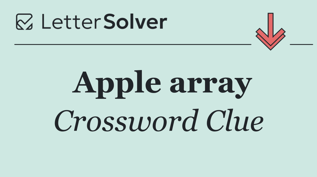 Apple array