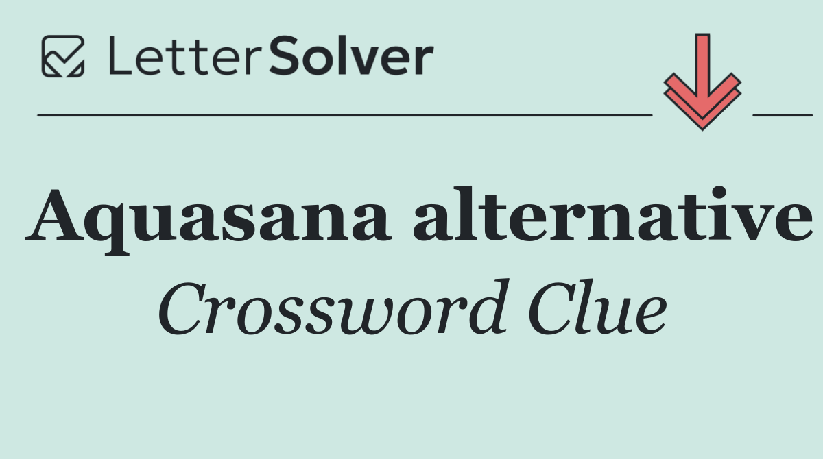 Aquasana alternative