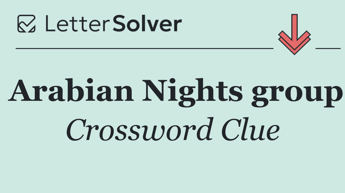 Arabian Nights group