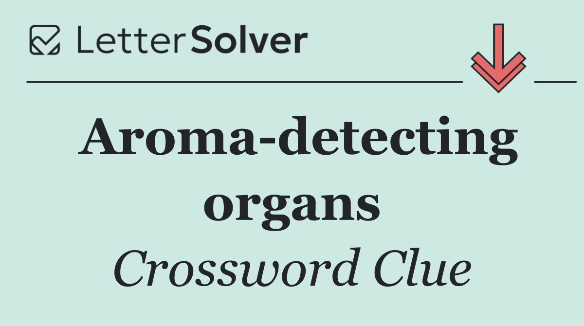 Aroma detecting organs