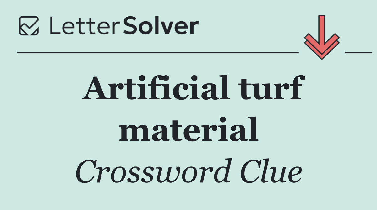 Artificial turf material