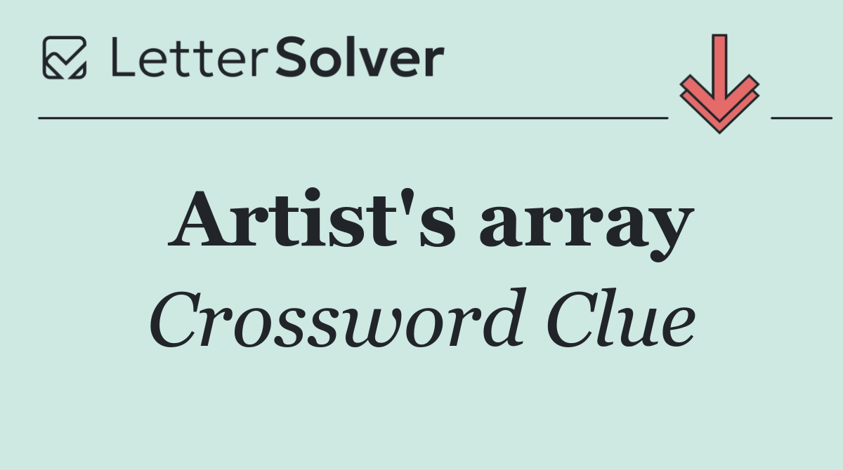 Artist's array