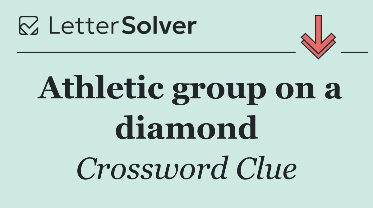 Athletic group on a diamond