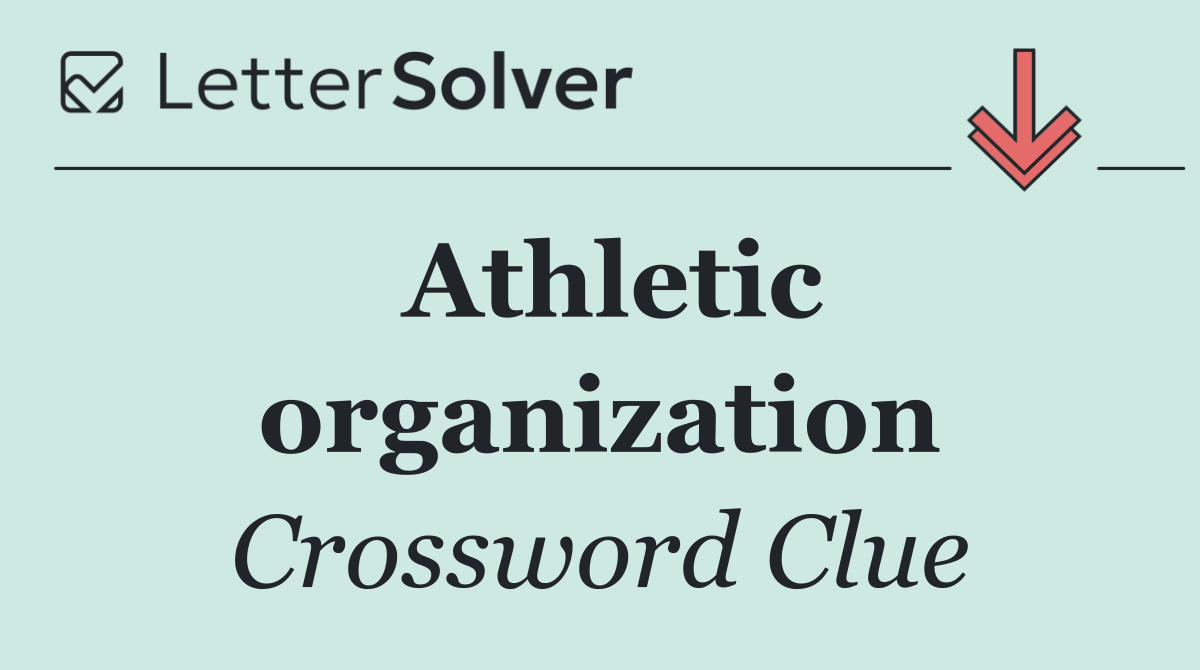 Athletic organization
