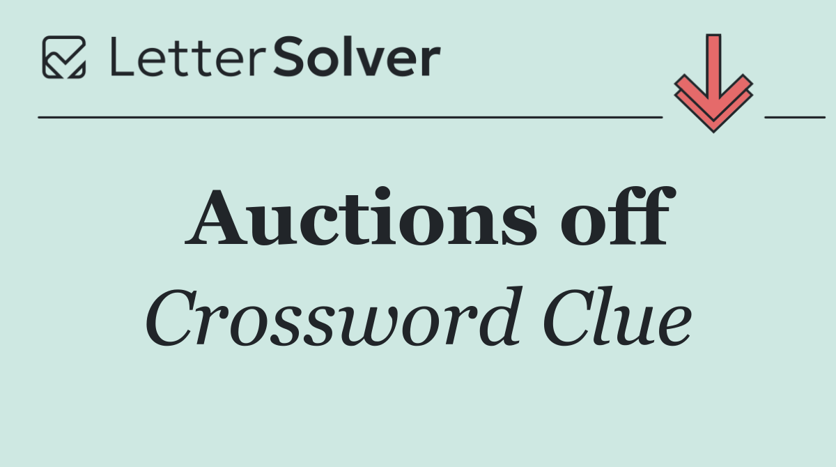 Auctions off