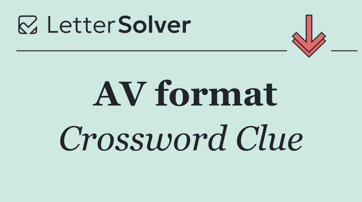 AV format