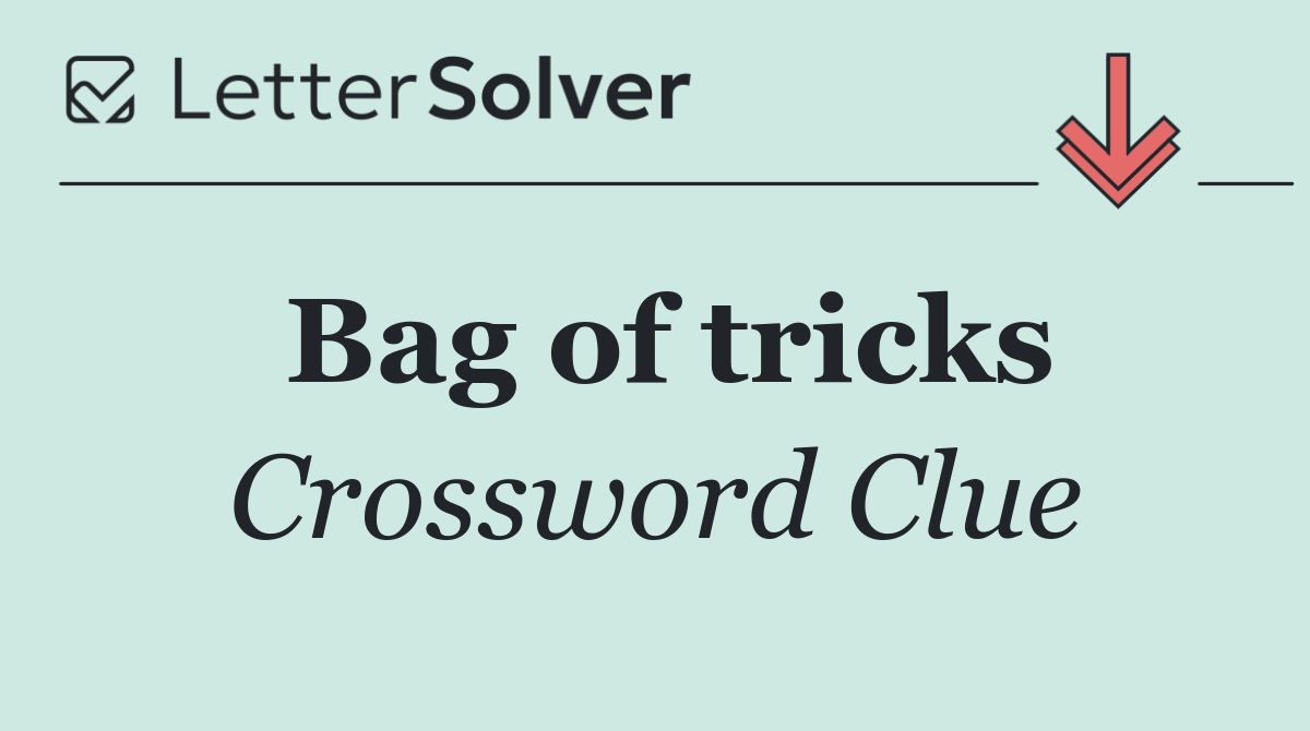 Bag of tricks