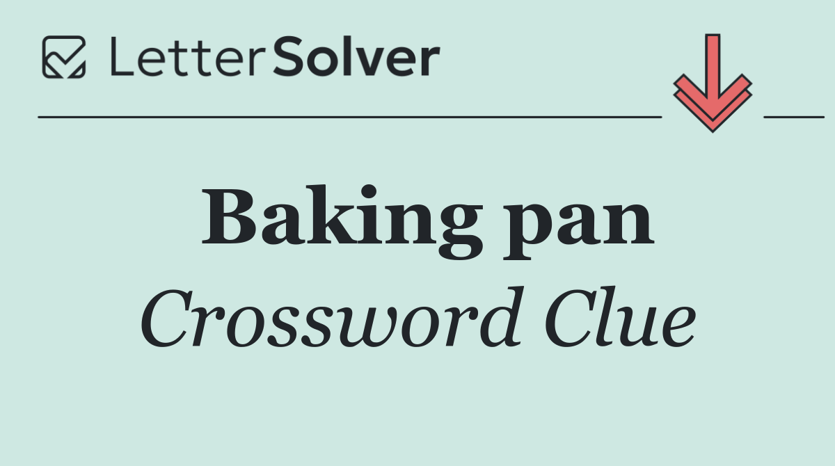 Baking pan