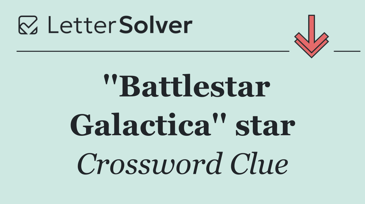 ''Battlestar Galactica'' star
