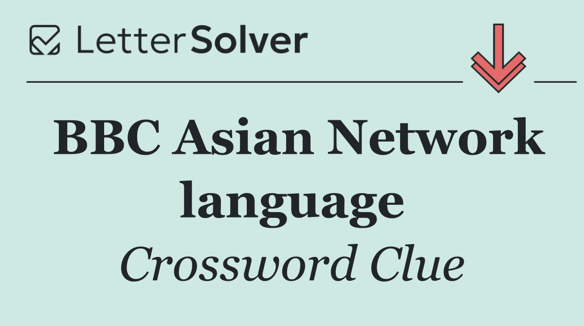 BBC Asian Network language