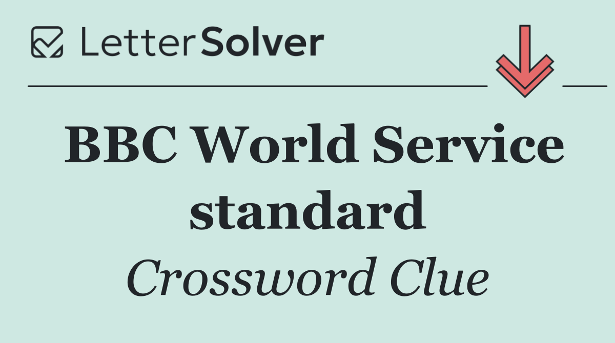 BBC World Service standard