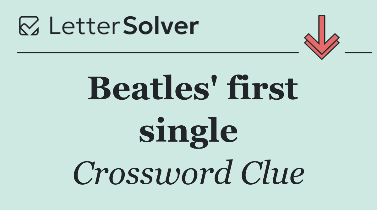 Beatles' first single