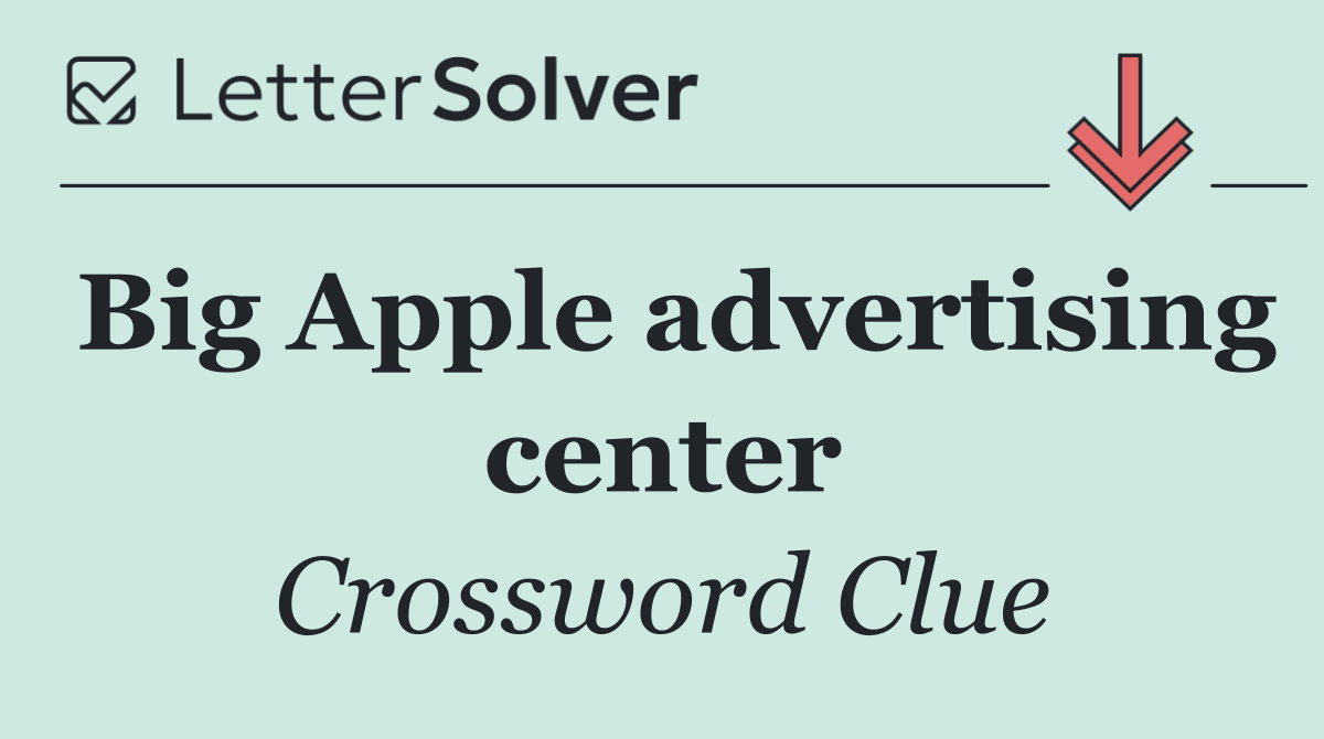 Big Apple advertising center