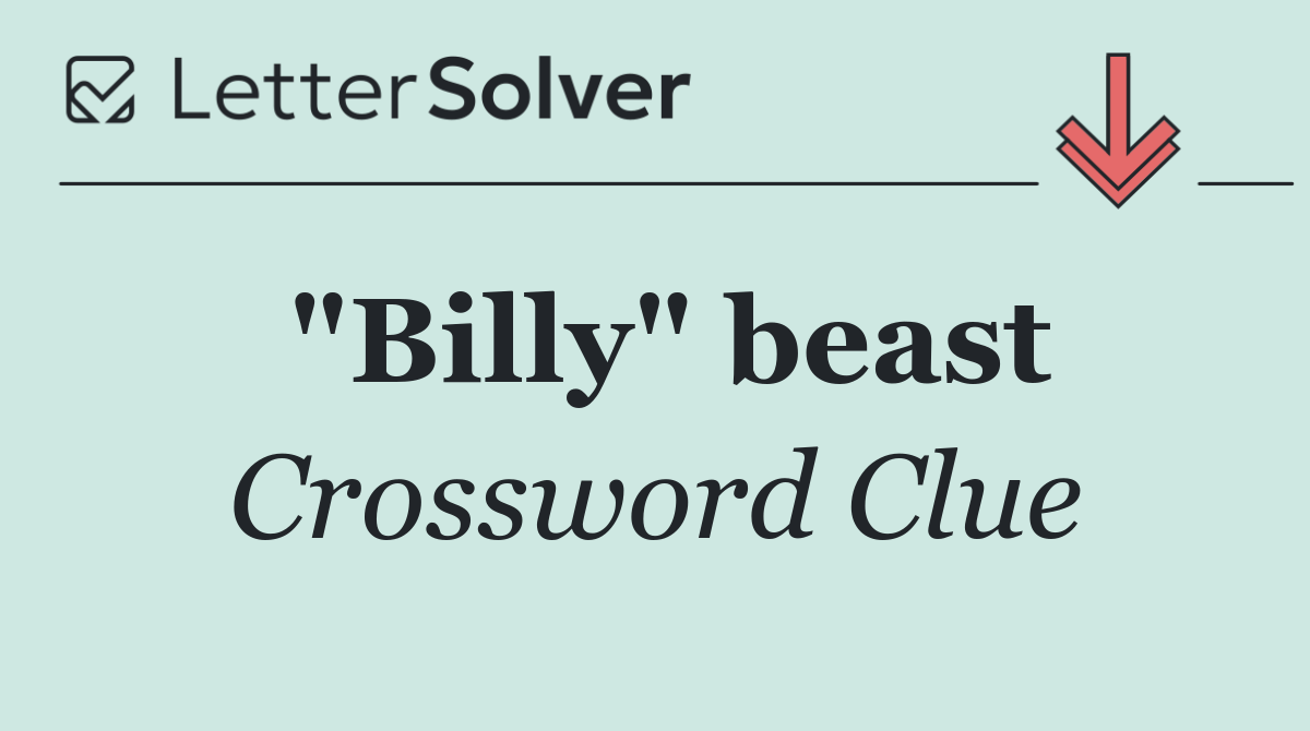"Billy" beast