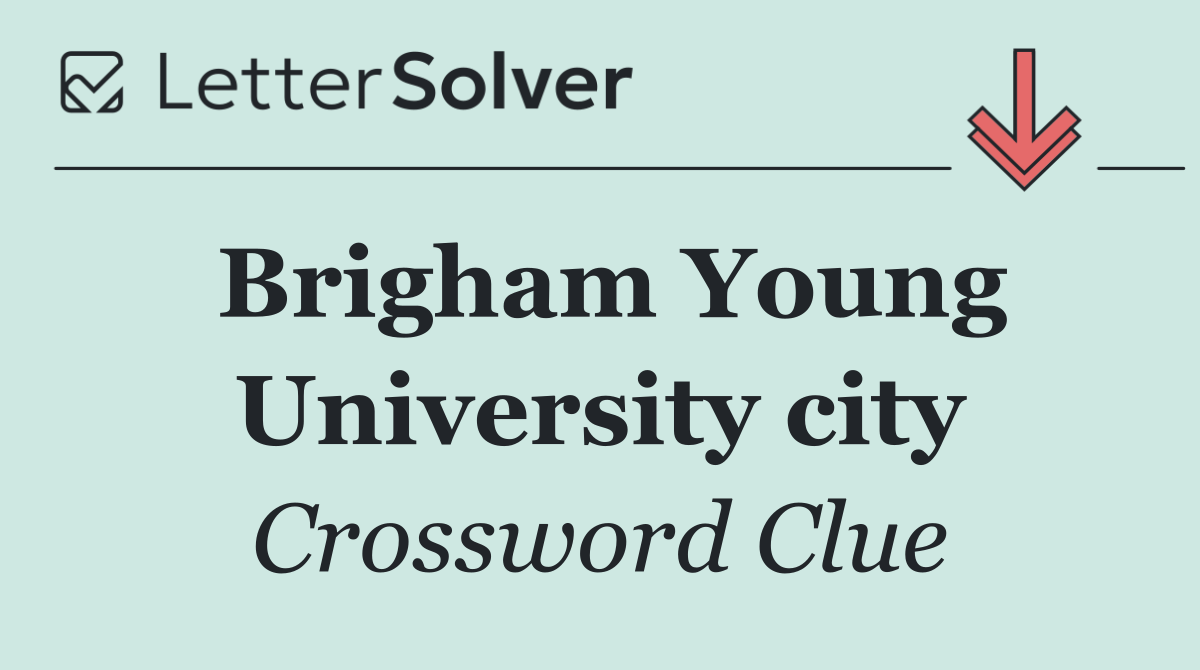 Brigham Young University city