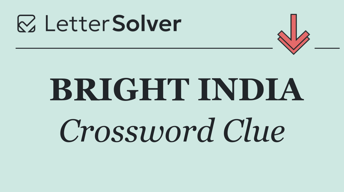 BRIGHT INDIA