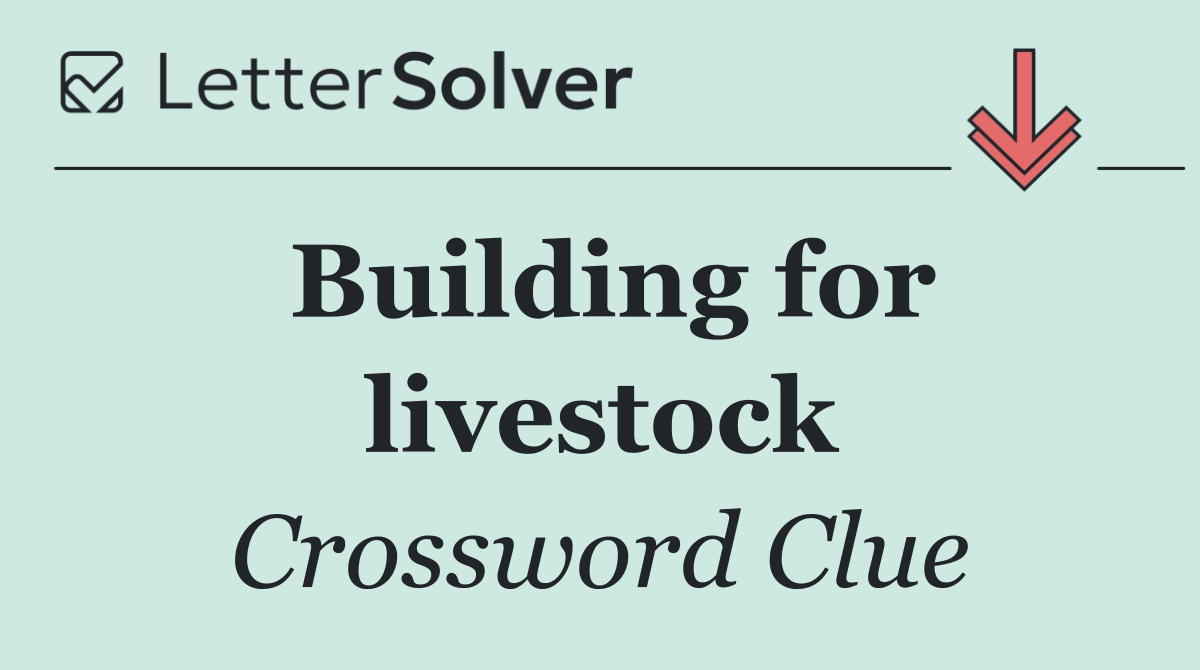 Building for livestock