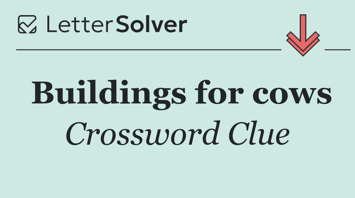 Buildings for cows