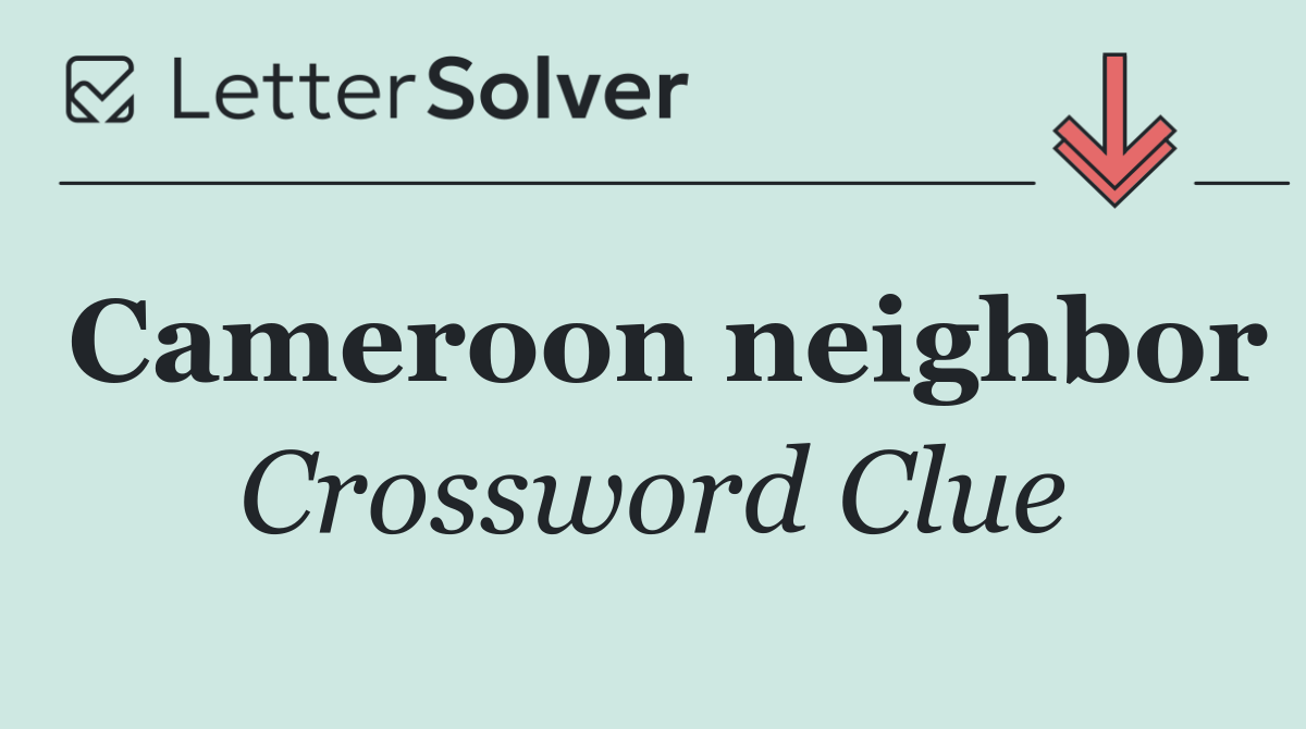 Cameroon neighbor