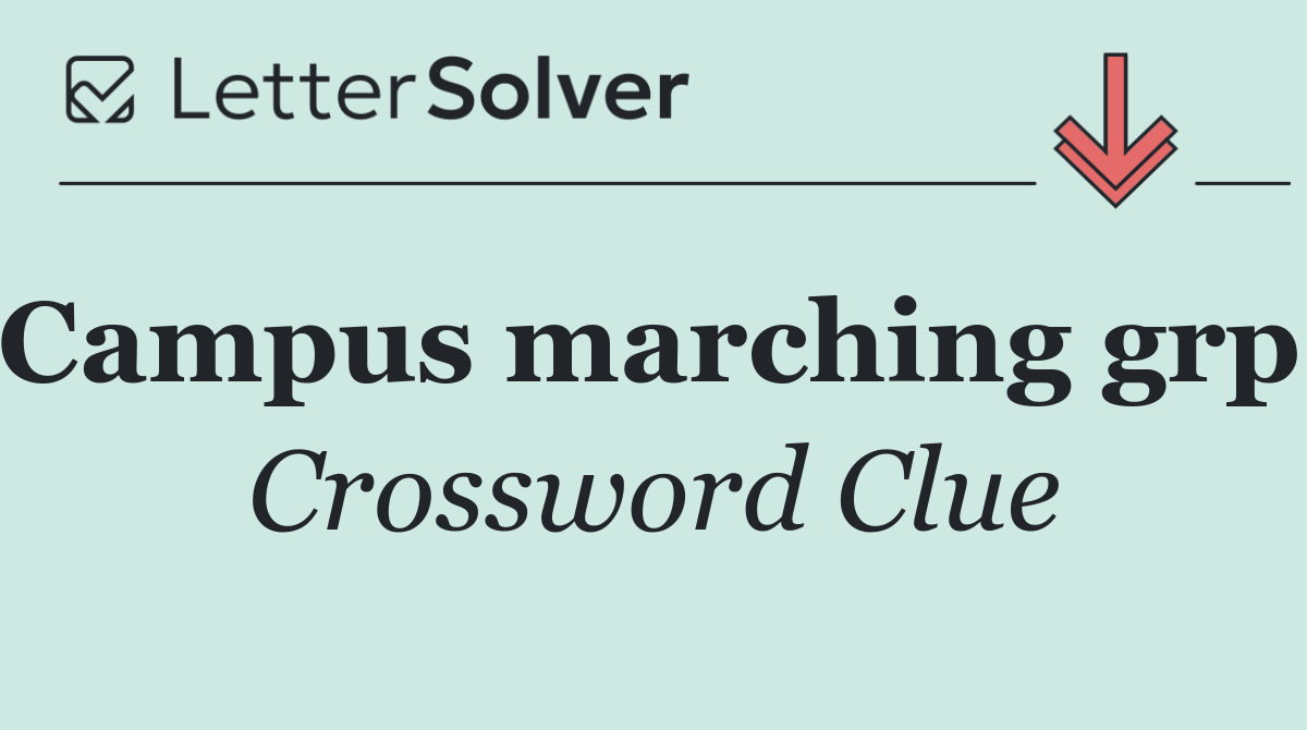 Campus marching grp.