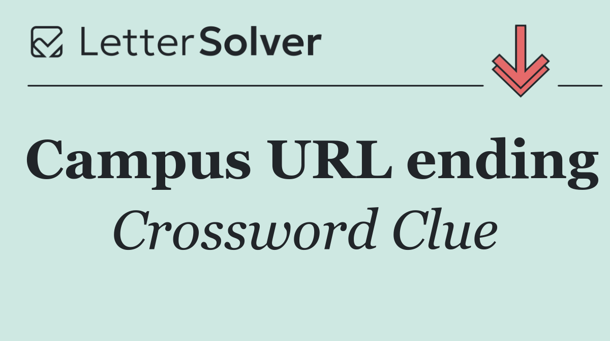 Campus URL ending