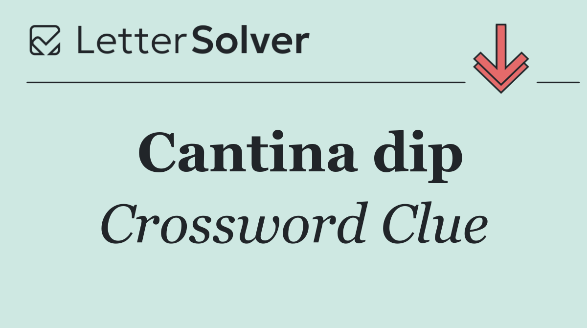 Cantina dip