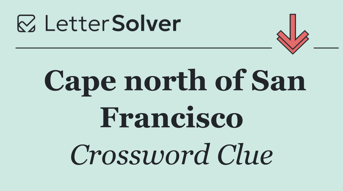 Cape north of San Francisco