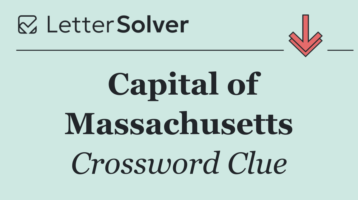 Capital of Massachusetts