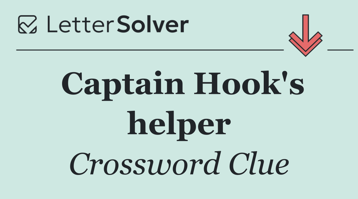 Captain Hook's helper