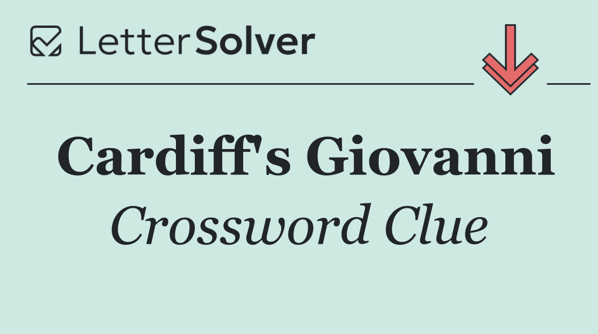 Cardiff's Giovanni