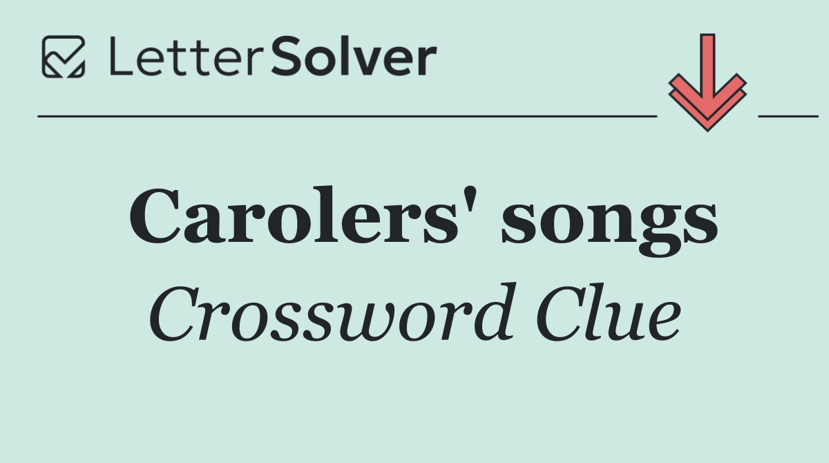 Carolers' songs