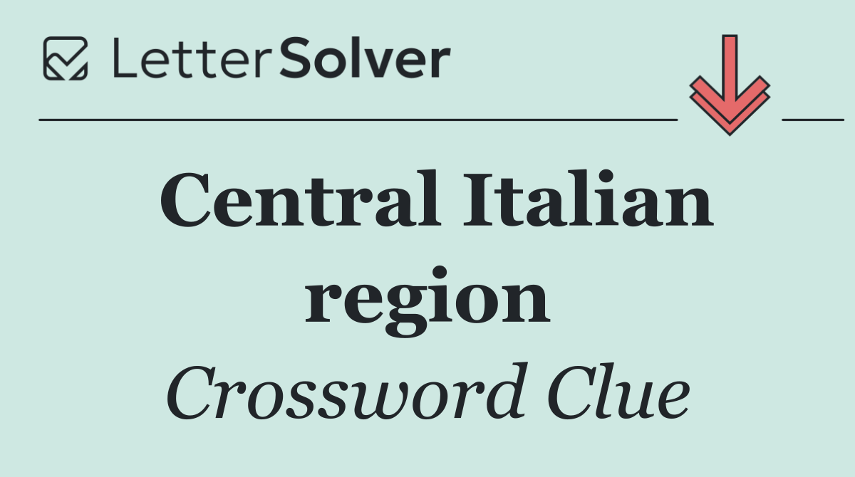 Central Italian region