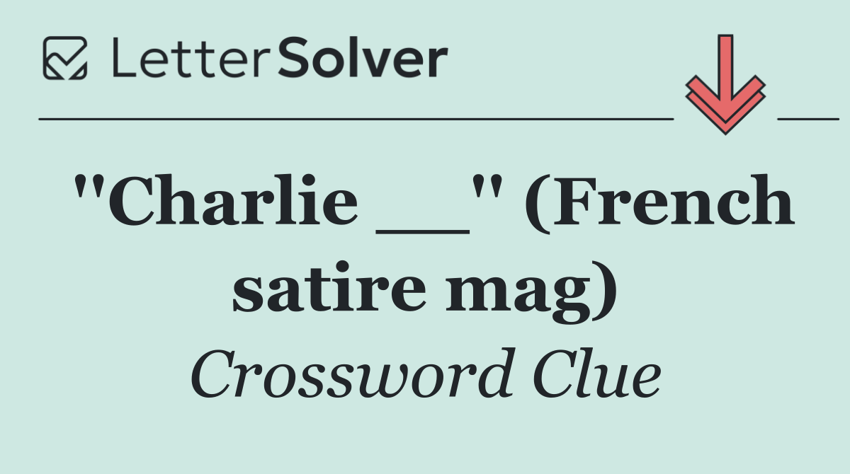 ''Charlie __'' (French satire mag)