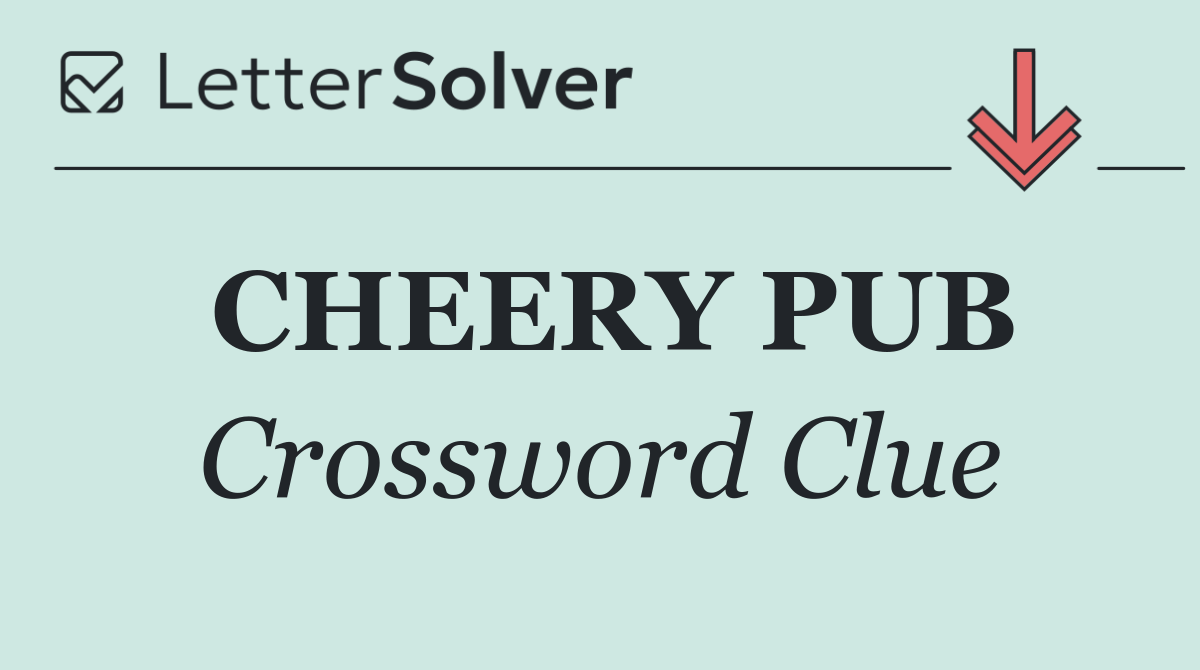 CHEERY PUB