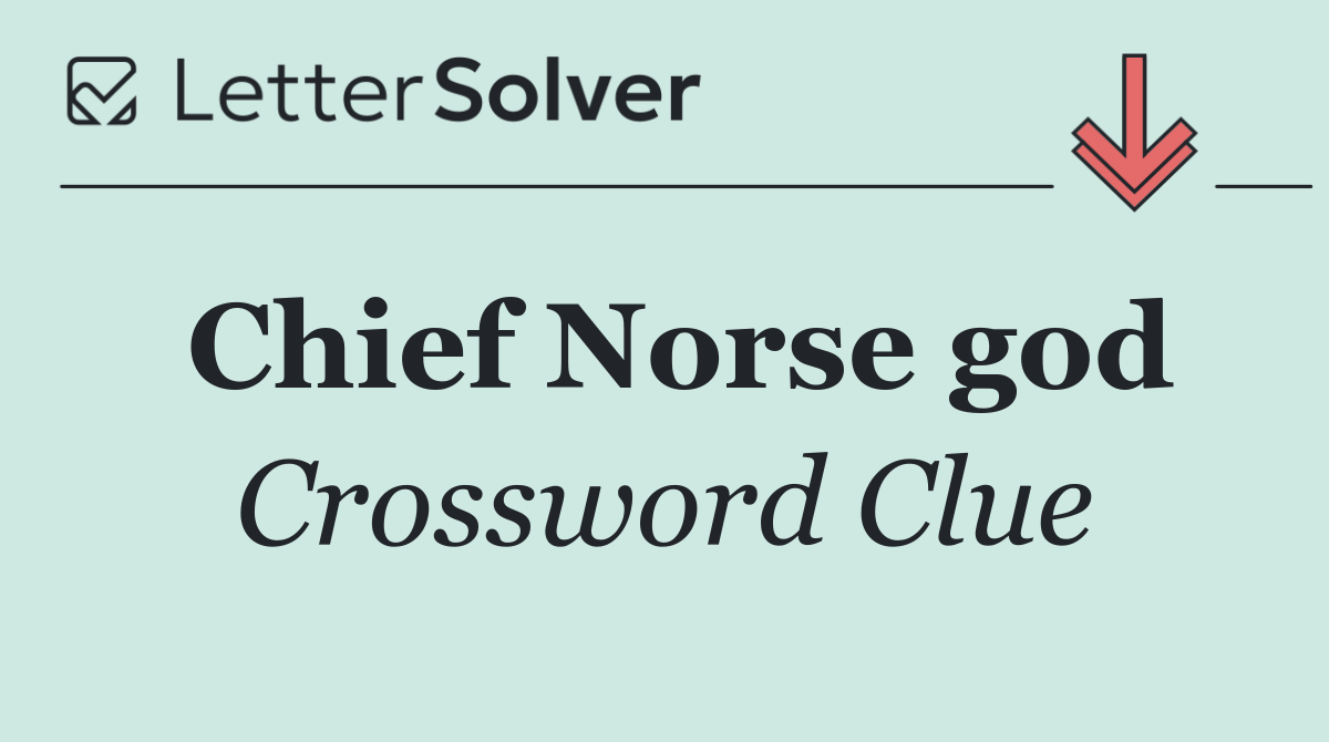 Chief Norse god