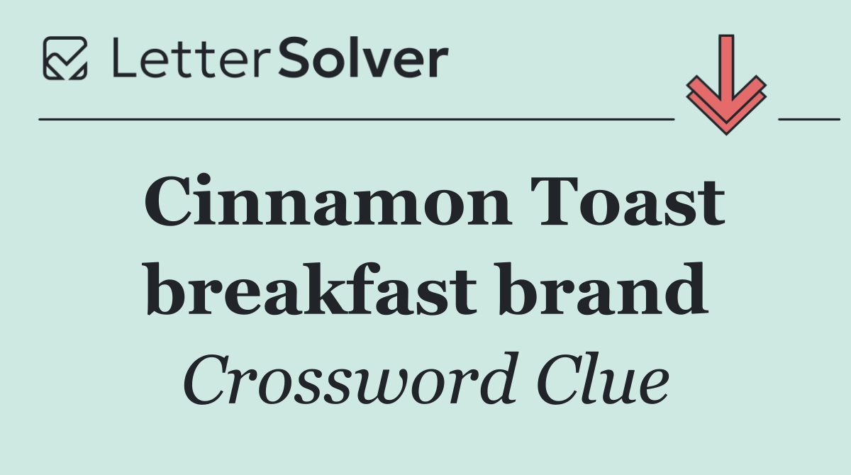 Cinnamon Toast breakfast brand