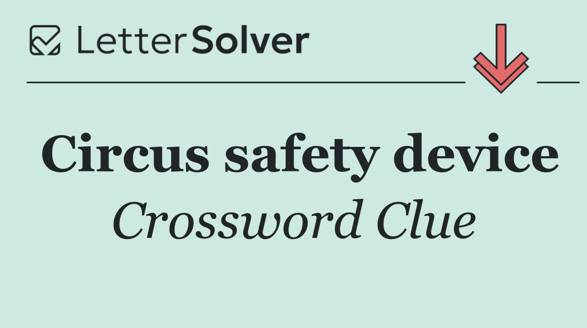 Circus safety device