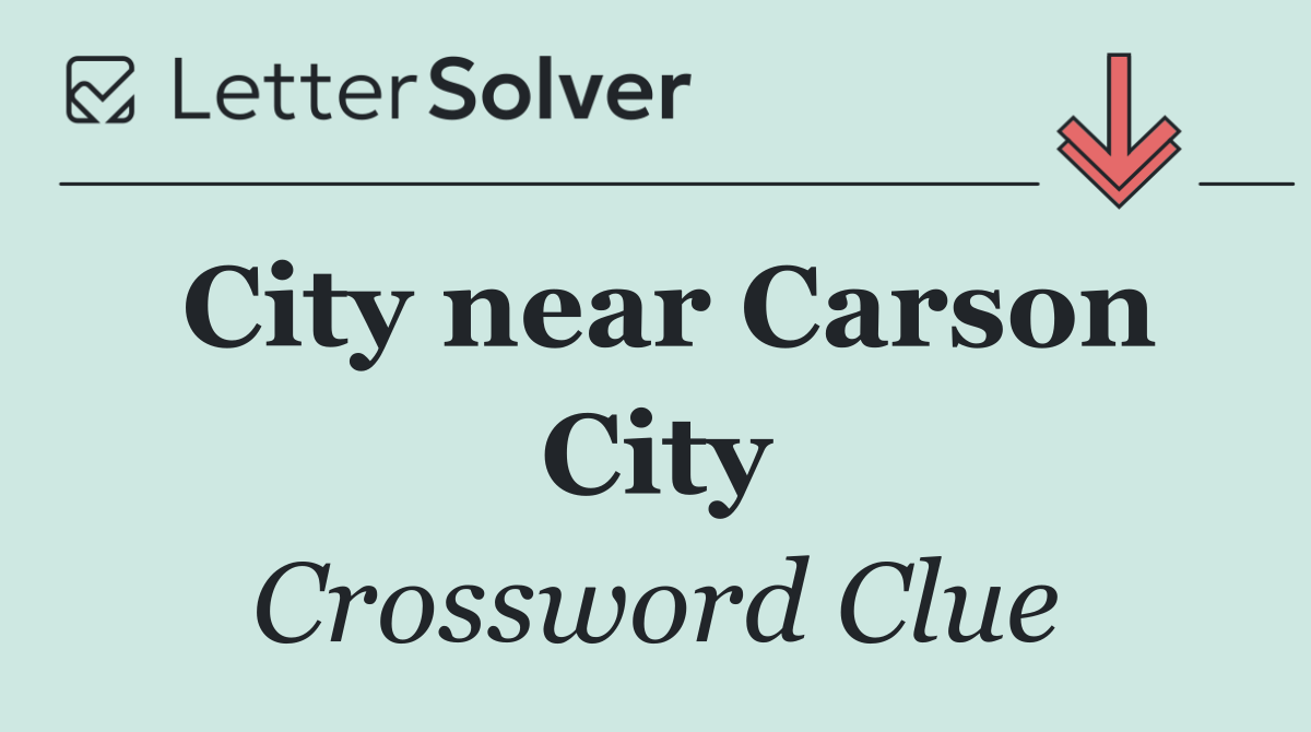City near Carson City