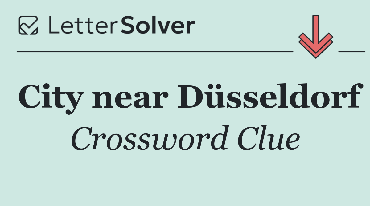 City near Düsseldorf