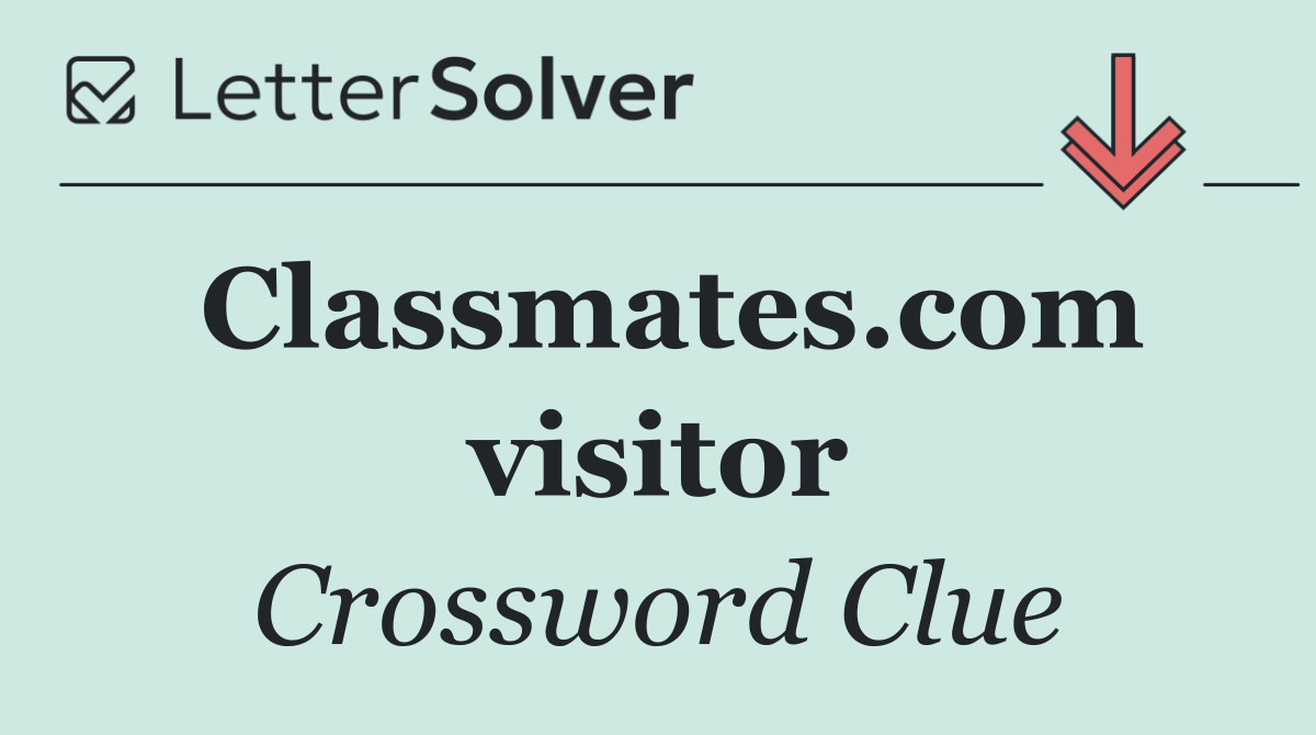 Classmates.com visitor