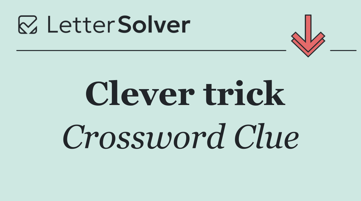 Clever trick