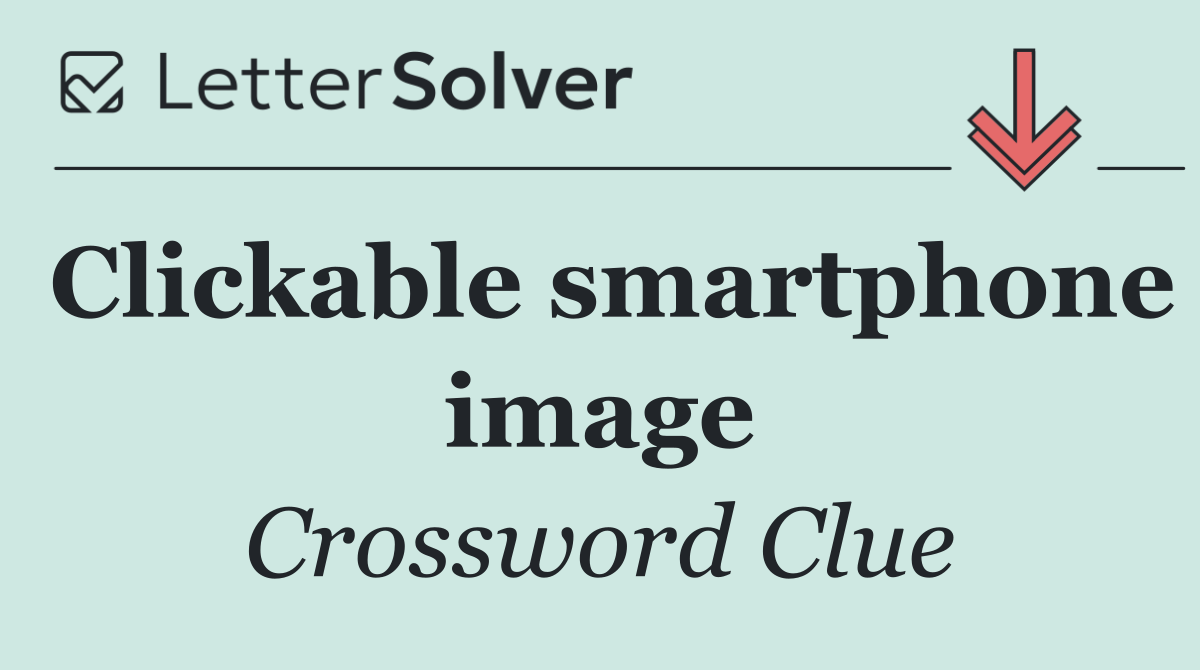 Clickable smartphone image