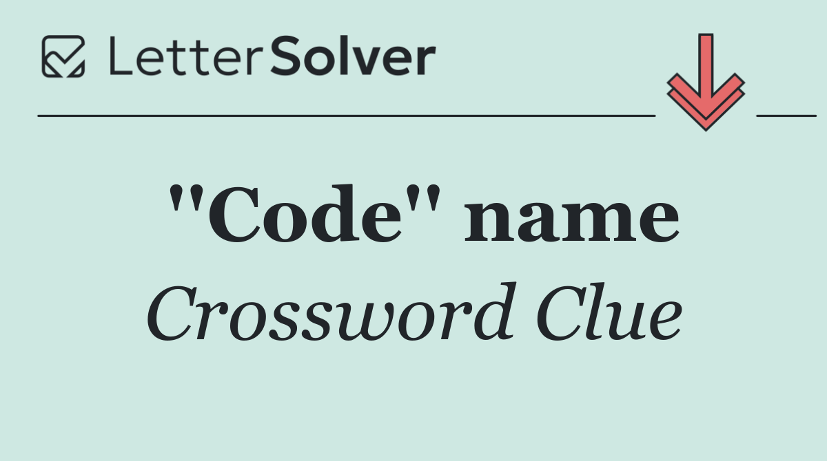 ''Code'' name
