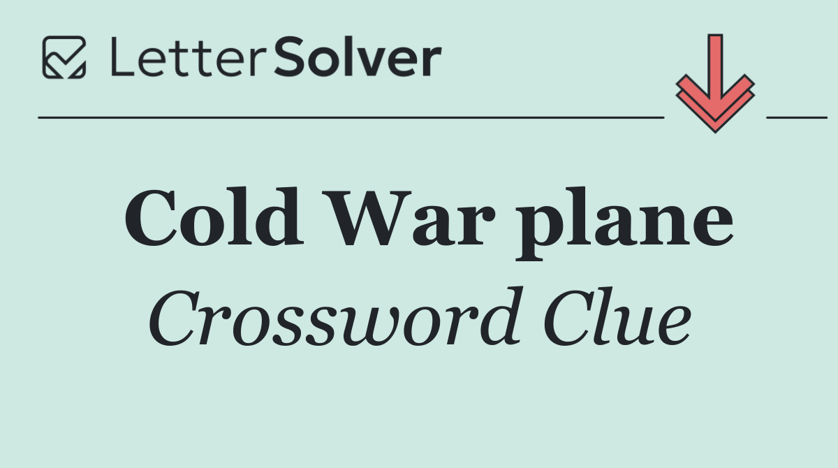 Cold War plane