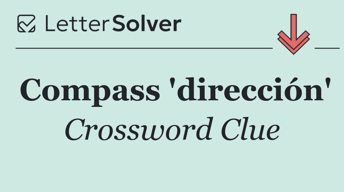 Compass 'dirección'