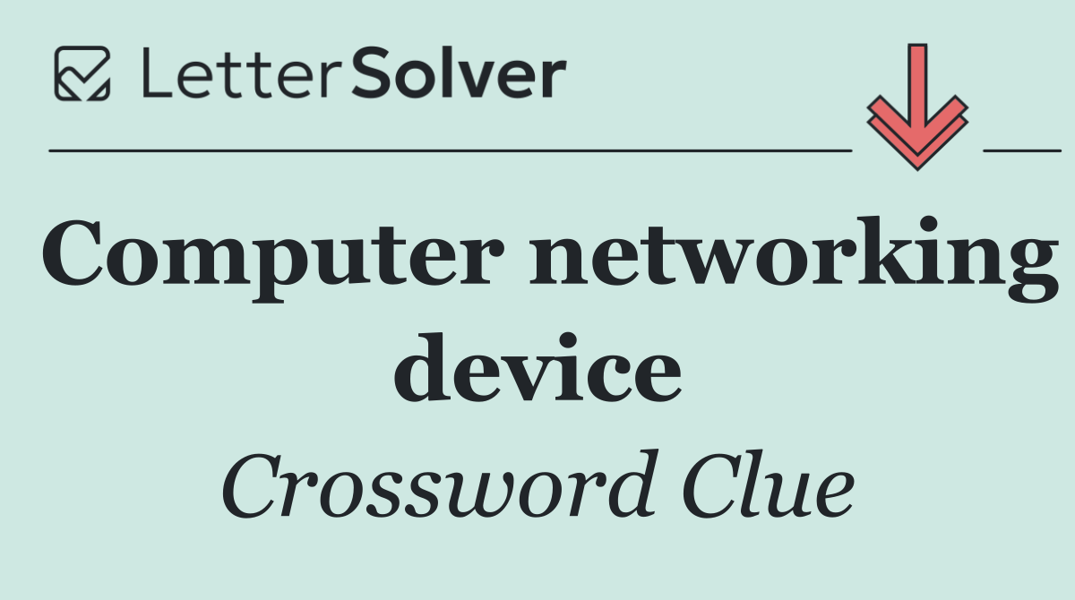 Computer networking device
