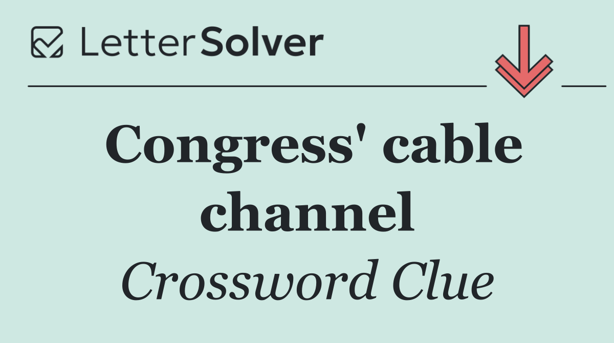 Congress' cable channel