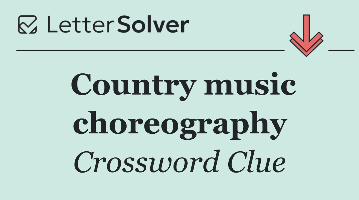 Country music choreography